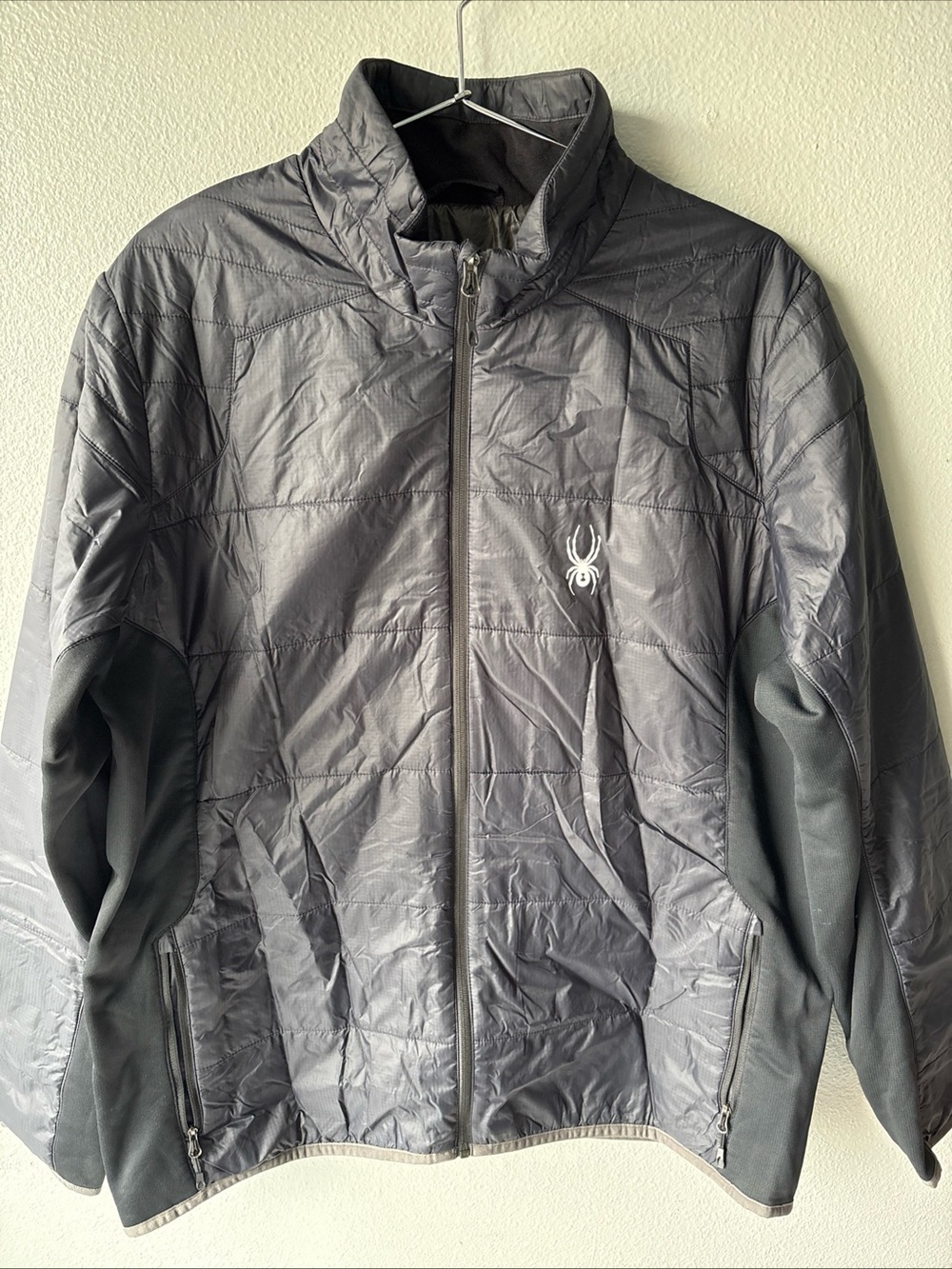 Spyder Men's Black Quilted Insulated Jacket Size XXL